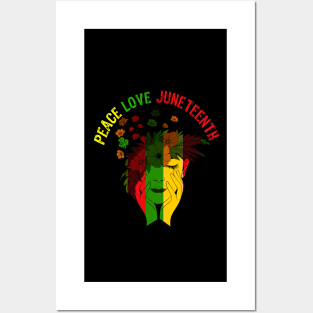 peace love Juneteenth 2024 St Patricks day Posters and Art